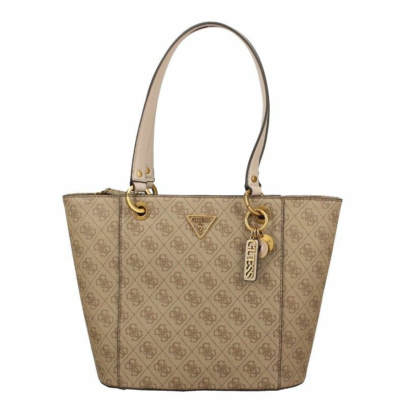 Guess ゲス トートバッグ レディース NOELLE Small Elite Tote ブラウン BB787922 LATTE