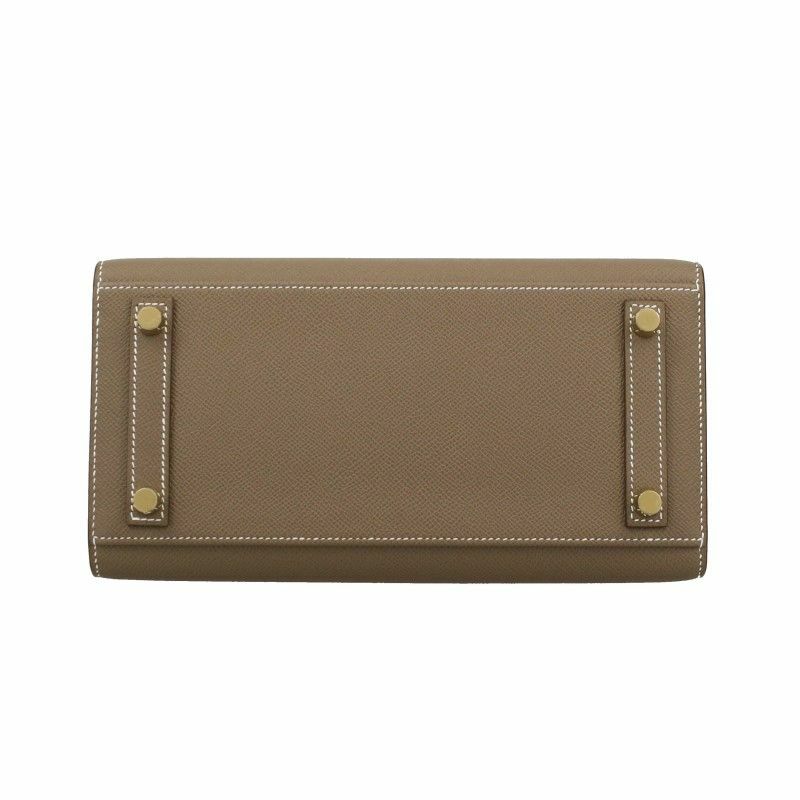 エルメス バーキン25 エトゥープ ヴォーエプソン ゴールド金具 U エルメス バーキン25 エトゥープ ヴォーエプソン ゴールド金具 U