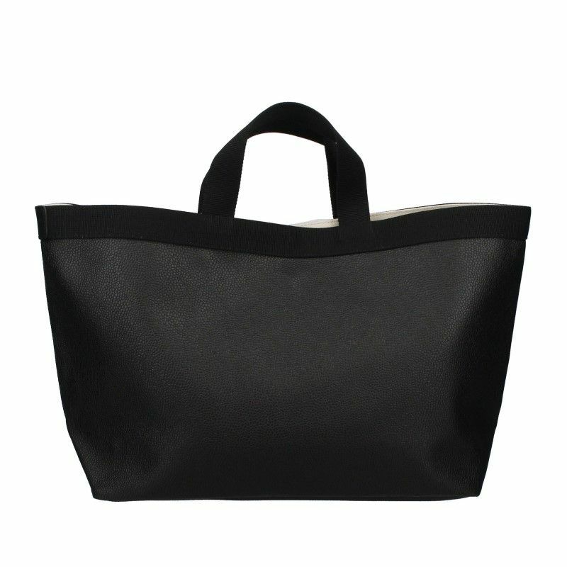 Herve Chapelier エルベシャプリエ コーテッドキャンバススクエアトートL 705GP 09 NOIR/09 NOIR