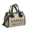 ランセル LANCEL トートバッグ ショルダーバッグ レディース A12006 8A NATURAL/BLACK