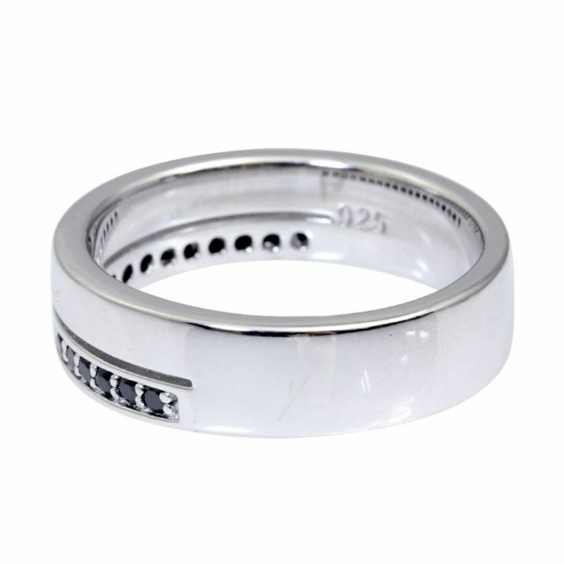 LARA Christie ララクリスティー リング 17号 メンズ R3867-B シルバーアクセサリー BLACK Label