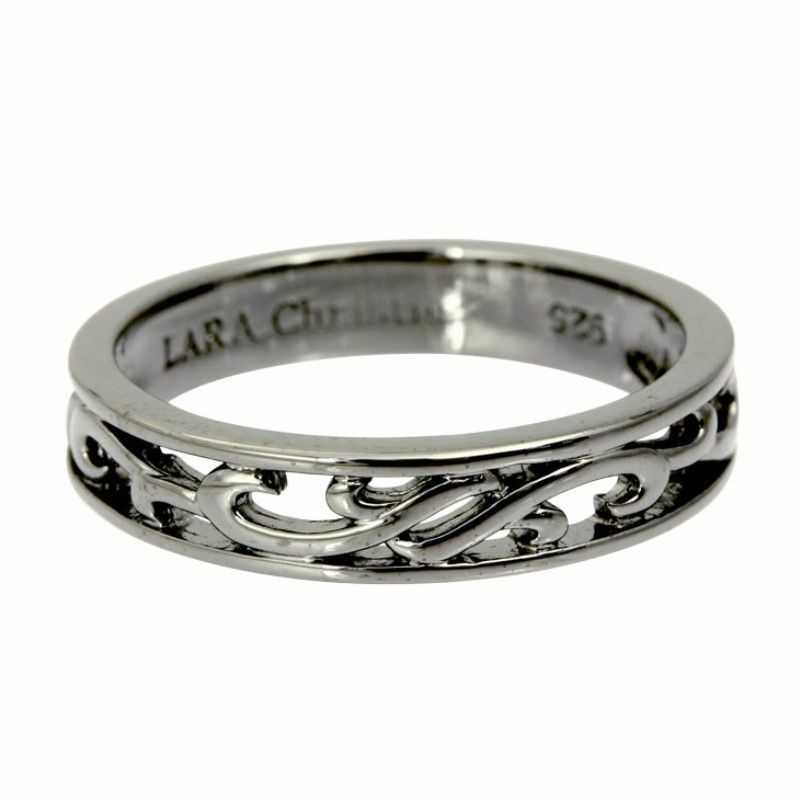 LARA Christie ララクリスティー リング 19号 メンズ R6028-B シルバーアクセサリー BLACK Label