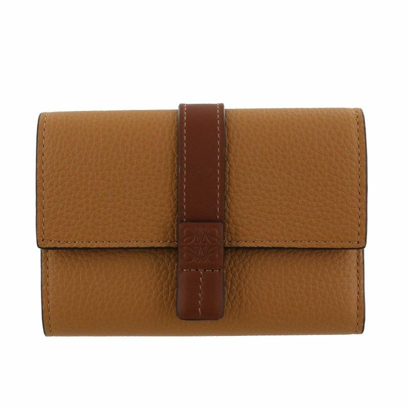 ロエベ LOEWE 三つ折り財布 レディース ブラウン C660S86X01 3639 LIGHT CARAMEL/PECAN