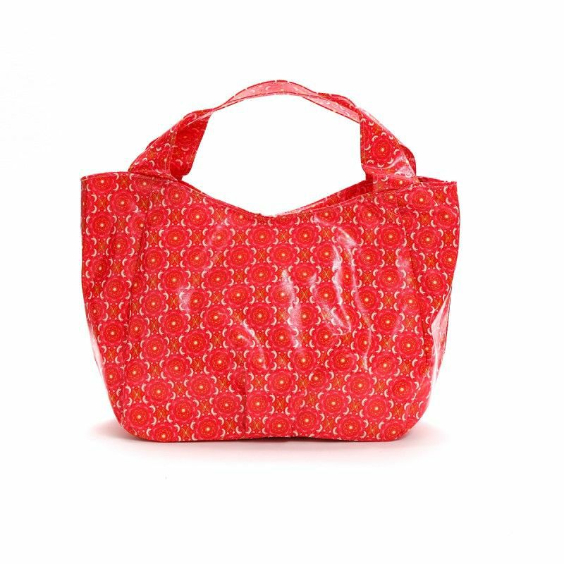 ルーハーヴィ LOU HARVEY トートバッグ TB1909 Bauble Pink White