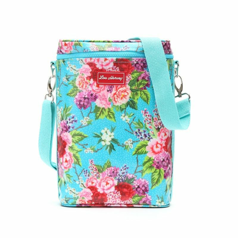 ルーハーヴィ LOU HARVEY クーラーバッグ WC2001 Vintage Floral Aqua