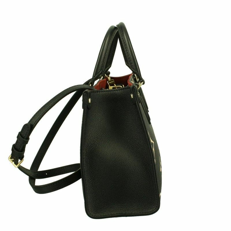ルイヴィトン LOUIS VUITTON ハンドバッグ オンザゴー PM ブラック 
