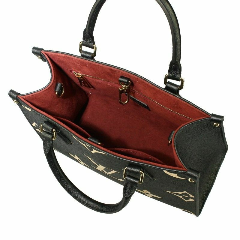 ルイヴィトン LOUIS VUITTON ハンドバッグ オンザゴー PM ブラック 