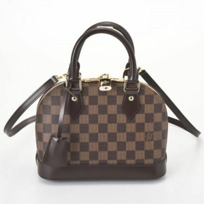 ルイヴィトン LOUIS VUITTON ハンドバッグ ダミエ・エベヌ アルマ BB 