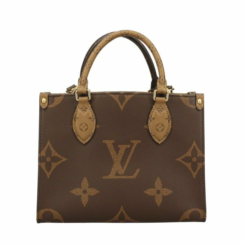 LOUIS VUITTON ルイヴィトン トートバッグ モノグラム オンザゴー PM ブラウン M46373