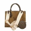 LOUIS VUITTON ルイヴィトン トートバッグ モノグラム オンザゴー PM ブラウン M46373