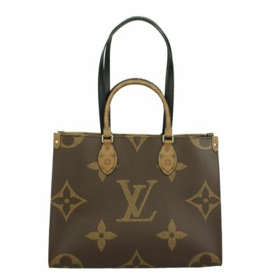 ルイヴィトン LOUIS VUITTON トートバッグ オンザゴーＭＭ ブラウン ...