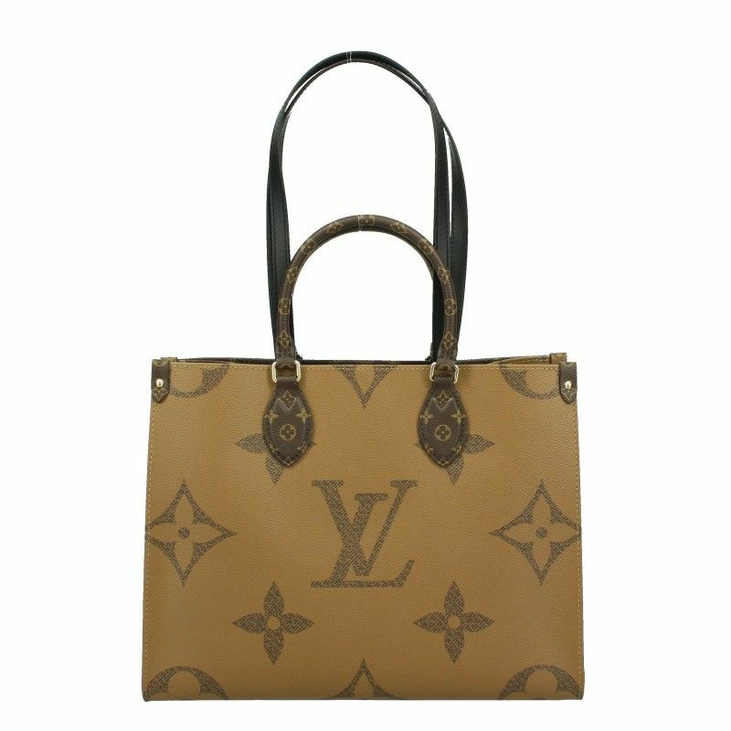 ルイヴィトン LOUIS VUITTON トートバッグ オンザゴーMM ブラウン  