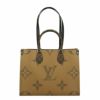 ルイヴィトン LOUIS VUITTON トートバッグ オンザゴーＭＭ ブラウン M45321