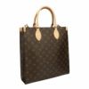 ルイヴィトン LOUIS VUITTON トートバッグ モノグラム サックプラ PM ブラウン M46263