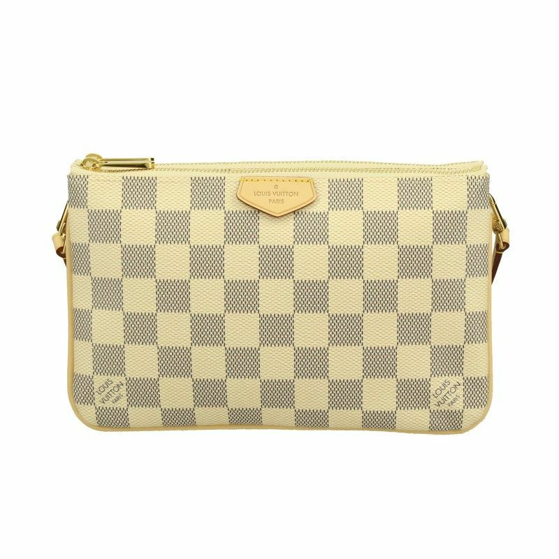 ルイヴィトン LOUIS VUITTON ショルダーバッグ ポシェット・ドゥーブル ジップ N60460