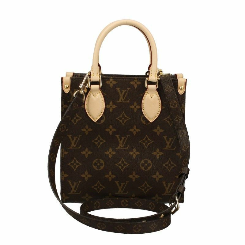 ルイヴィトン LOUIS VUITTON ショルダーバッグ モノグラム サックプラ BB ブラウン M46265