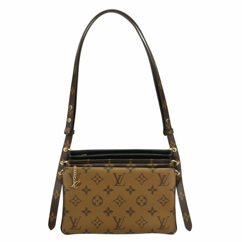 Louis-Vuitton-Monogram-Reverse-Pochette-LV3-Shoulder-Bag-M45412