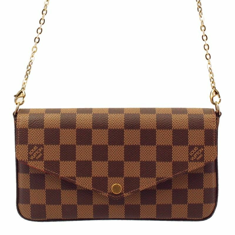 ルイヴィトン LOUIS VUITTON アクセサリーポーチ N63032 ダミエ ポシェット・フェリーチェ