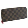 ルイヴィトン LOUIS VUITTON 長財布 ダミエ・エベヌ ポルトフォイユ・クレマンス スリーズ N60534