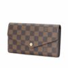 ルイヴィトン LOUIS VUITTON 長財布 ダミエ・エベヌ ポルトフォイユ・サラ ブラウン N63209