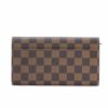 ルイヴィトン LOUIS VUITTON 長財布 ダミエ・エベヌ ポルトフォイユ・サラ ブラウン N63209