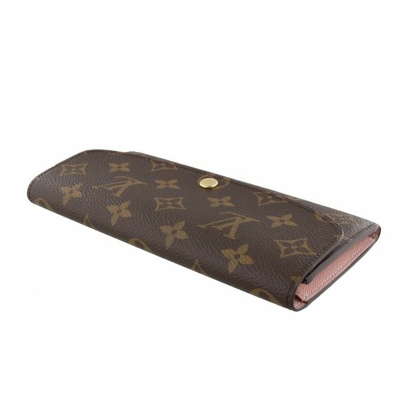 ルイヴィトン LOUIS VUITTON 長財布 モノグラム ポルトフォイユ・エミリー ローズバレリーヌ M61289