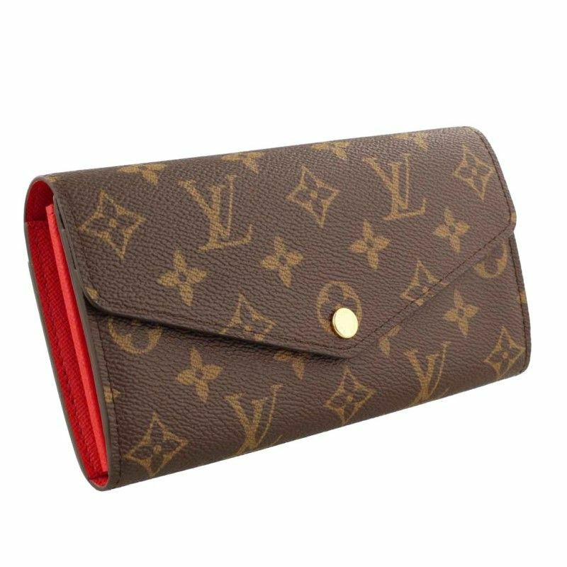 ルイヴィトン LOUIS VUITTON 長財布 モノグラム ポルトフォイユ・サラ コクリコ M62236