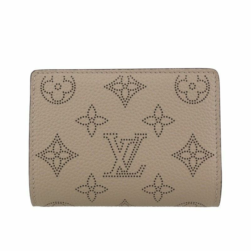 ルイヴィトン LOUIS VUITTON 二つ折り財布 マヒナ ポルトフォイユ・クレア ガレ M80817