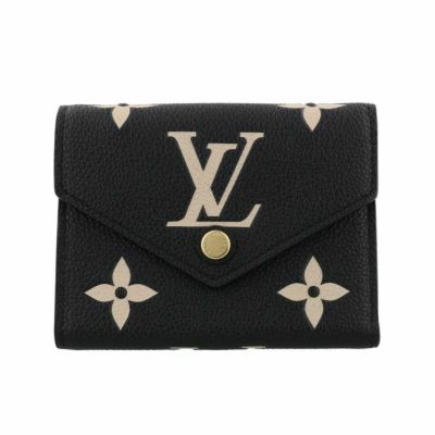 箱なし袋なしでの簡易発送ですLouis Vuitton  ルイヴィトン　モノグラムアンプラント　三つ折り財布