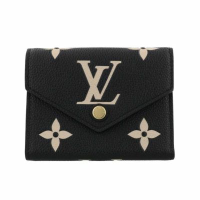 ルイヴィトン LOUIS VUITTON 三つ折り財布 ダミエ・エベヌ