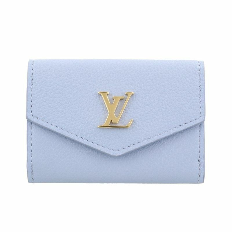 LOUIS VUITTON ルイヴィトン 三つ折り財布 ポルトフォイユ・ロックミニ ブルー M81348 Bleu Nuage | GINZA  LoveLove（ラブラブ）