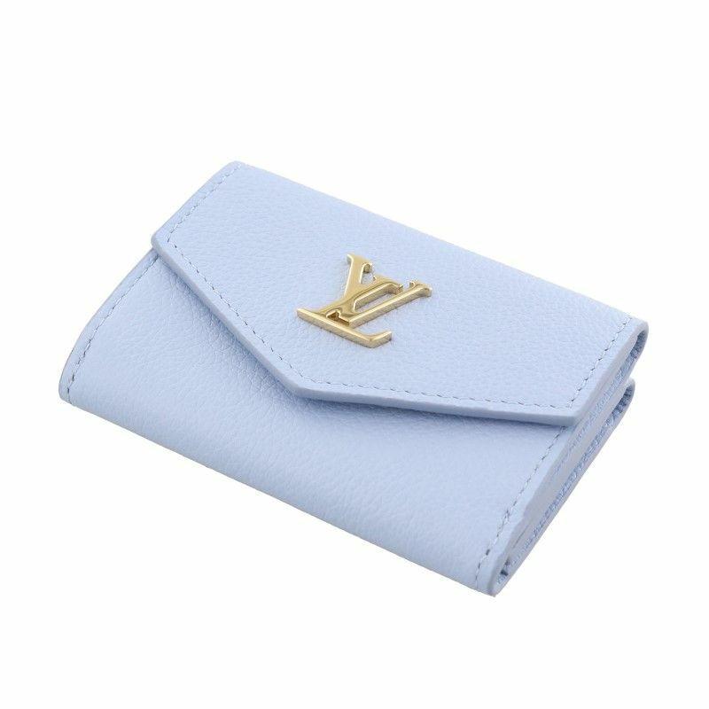 LOUIS VUITTON ルイヴィトン 三つ折り財布 ポルトフォイユ・ロックミニ ブルー M81348 Bleu Nuage