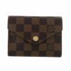 ルイヴィトン LOUIS VUITTON 三つ折り財布 ダミエ・エベヌ ポルトフォイユ・ヴィクトリーヌ N41659