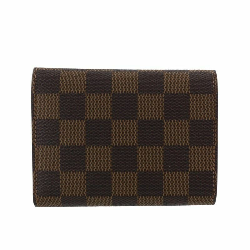 ルイヴィトン LOUIS VUITTON 三つ折り財布 ダミエ・エベヌ  