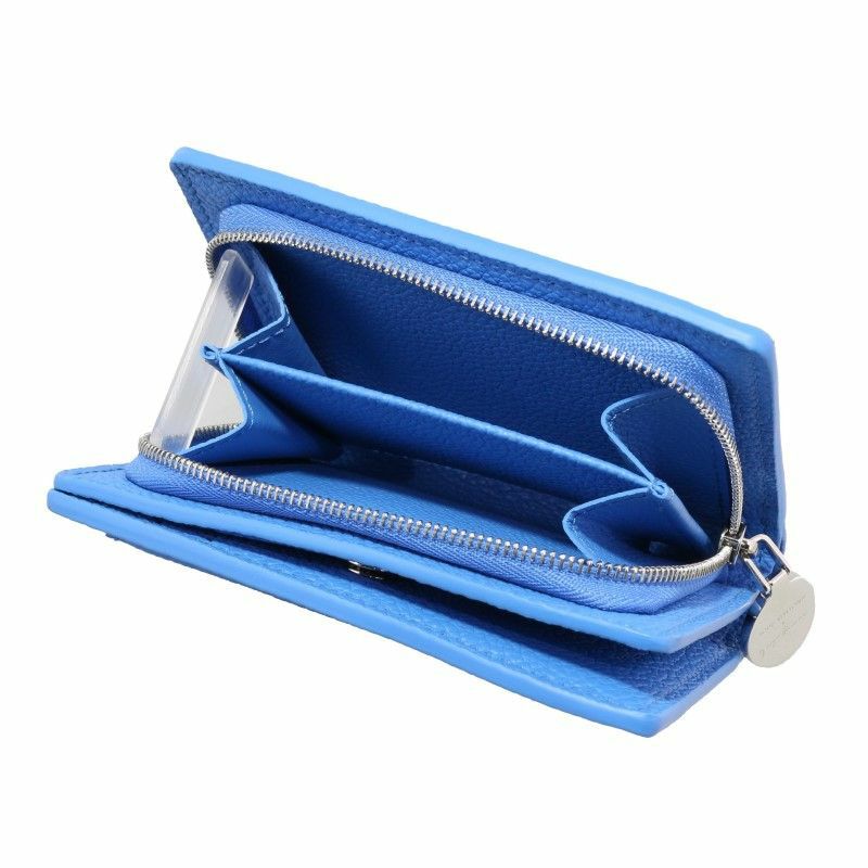 T1389 美品☆ ルイヴィトン エピ 見易 折り財布 がま口 グレー MI0041