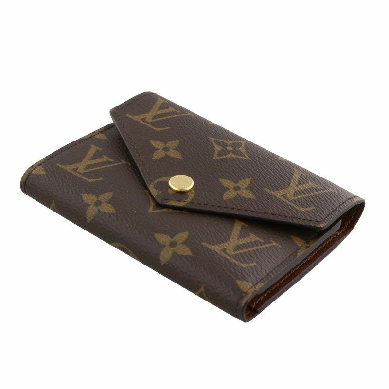 ルイヴィトン LOUIS VUITTON ポルトフォイユ ヴィクトリーヌ M62472 モノグラム 3つ折り財布 モノグラムキャンバス ブラウン