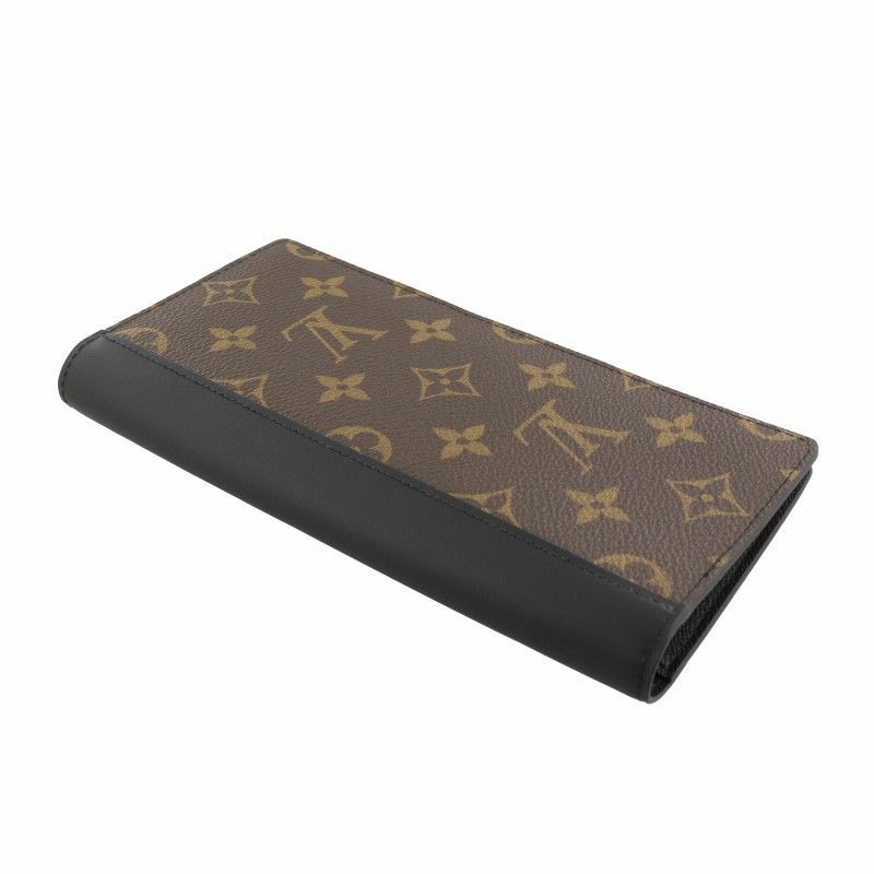 Louis Vuitton MONOGRAM MACASSAR Brazza wallet (M69410)