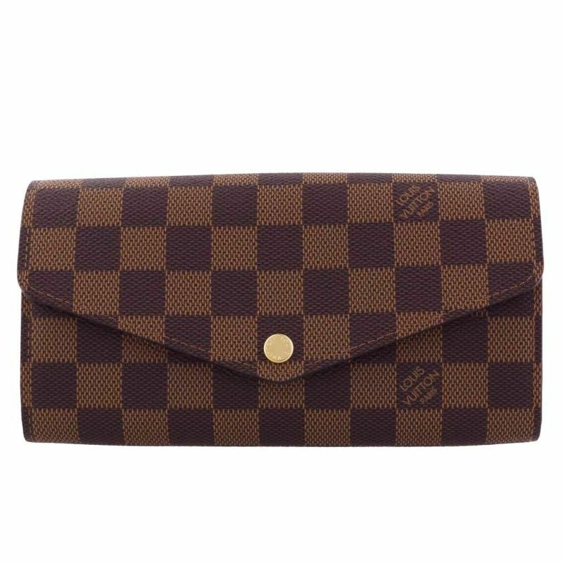 ルイヴィトン 長財布 モノグラム ポルトフォイユ・サラ NM ブラウン 