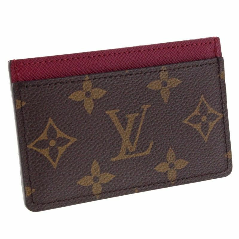 ルイヴィトン LOUIS VUITTON カードケース モノグラム ポルト カルト・サーンプル フューシャ M60703