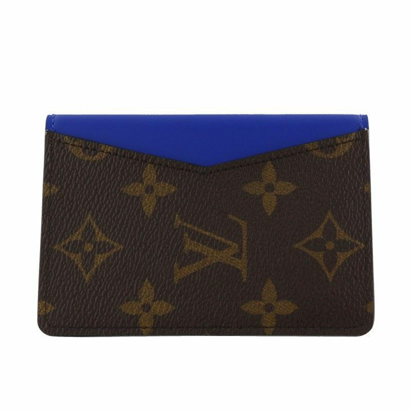 ルイヴィトン LOUIS VUITTON 名刺入れ モノグラム オーガナイザー・ドゥ ポッシュ ブルー M80778