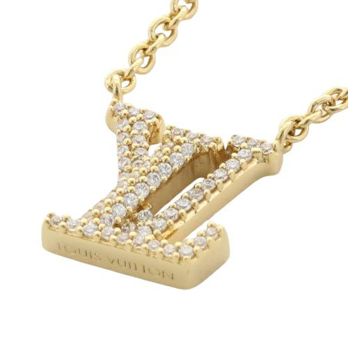 LOUIS VUITTON ルイヴィトン ネックレス・LV アイコニック ゴールド 