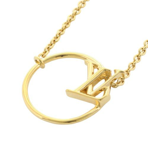 ルイヴィトン LOUIS VUITTON ネックレス レディース コリエ・LV エクリプス ゴールド M00762