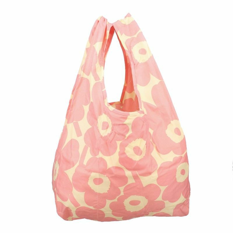 marimekko マリメッコ エコバッグ レディース ピンク 92002 130 OFF WHITE PINK 折りたたみ