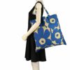 marimekko マリメッコ トートバッグ エコバッグ レディース ブルー 72557 582 BLUE BROWN