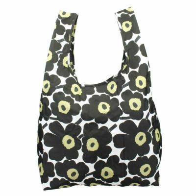 マリメッコ marimekko エコバッグ レディース ブラック 48852 030 WH BK OLIVE
