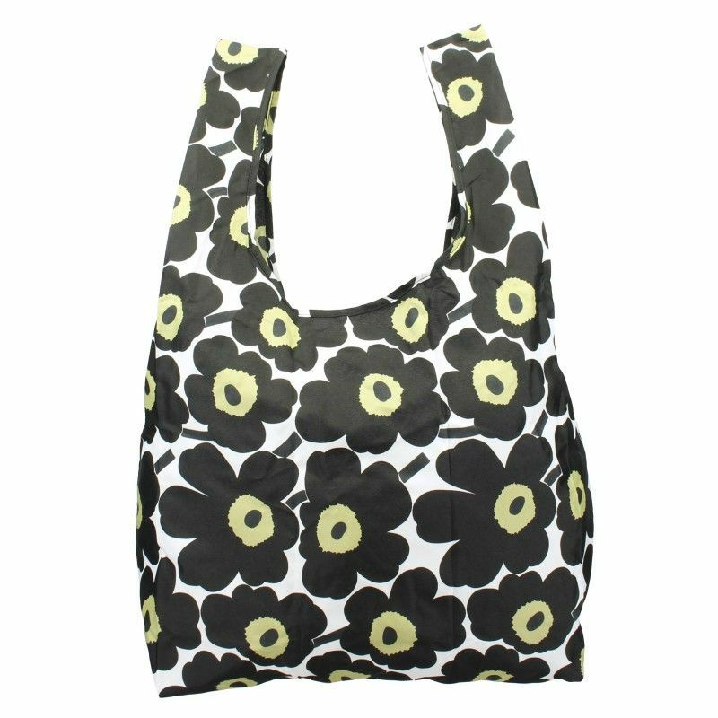 マリメッコ marimekko エコバッグ レディース ブラック 48852 030 WH BK OLIVE
