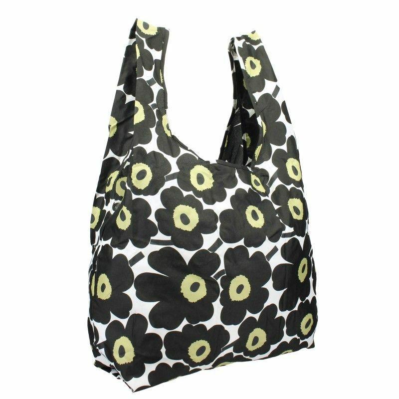 マリメッコ marimekko エコバッグ レディース ブラック 48852 030 WH BK OLIVE