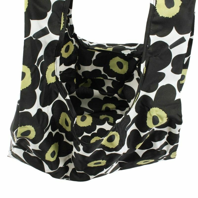 マリメッコ marimekko エコバッグ レディース ブラック 48852 030 WH BK OLIVE