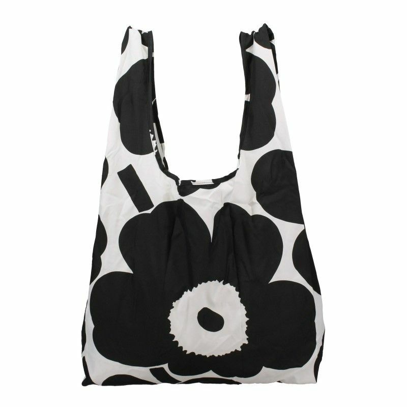 マリメッコ marimekko エコバッグ レディース ブラック 91492 190 WH 