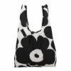 マリメッコ marimekko エコバッグ レディース ブラック 91492 190 WH/BK